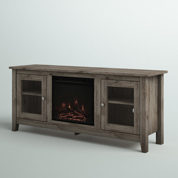 Zipcode Design™ Kohn TV Stand for TVs up to 65" with Fireplace Included